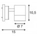 Светильник SLV MYRALED WALL IP55